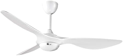 Ventilador de techo Reiga Reiga Ventilador de Techo con Luz y Mando a Distancia, 132 cm Moderno y Silencioso Blanco, 6 Velocidades, Temporizador para Salón y Dormitorio