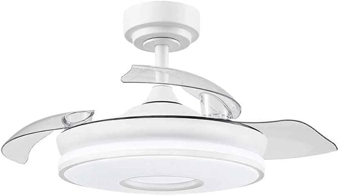 Ventilador de techo FABRILAMP AKUNADECOR Ventilador Blanco Modelo Dani S Dc Led 3 Temperaturas Y Mando A Distancia