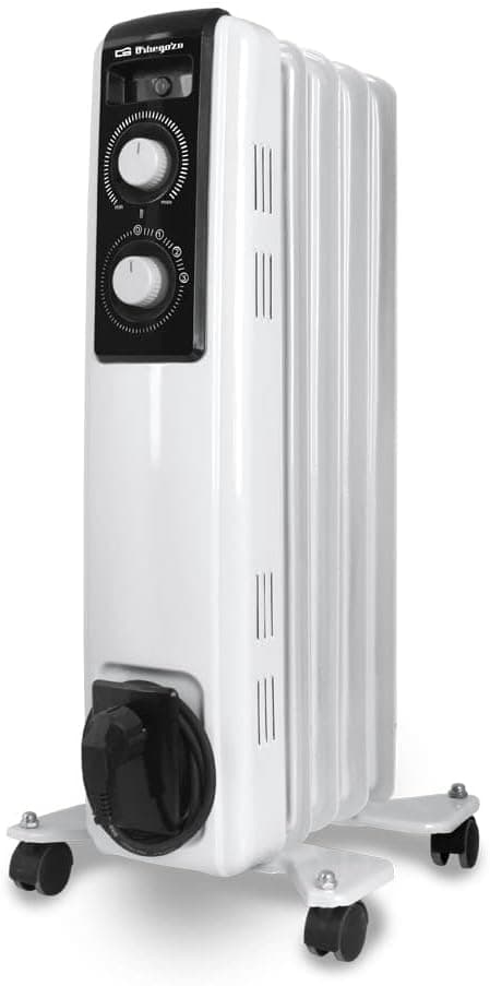 Ventilador de techo Orbegozo Orbegozo RF 1000, Radiador eléctrico bajo consumo, 1000 W
