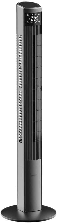 Ventilador de techo Cecotec Cecotec Ventilador de Torre con Ionizador EnergySilence 470 Max Skyline Ionic. 45W, 47" (119cm), Pantalla LED Táctil, Mando a distancia, 3 modos y velocidades, Temporizador 12h, Oscilación 70º