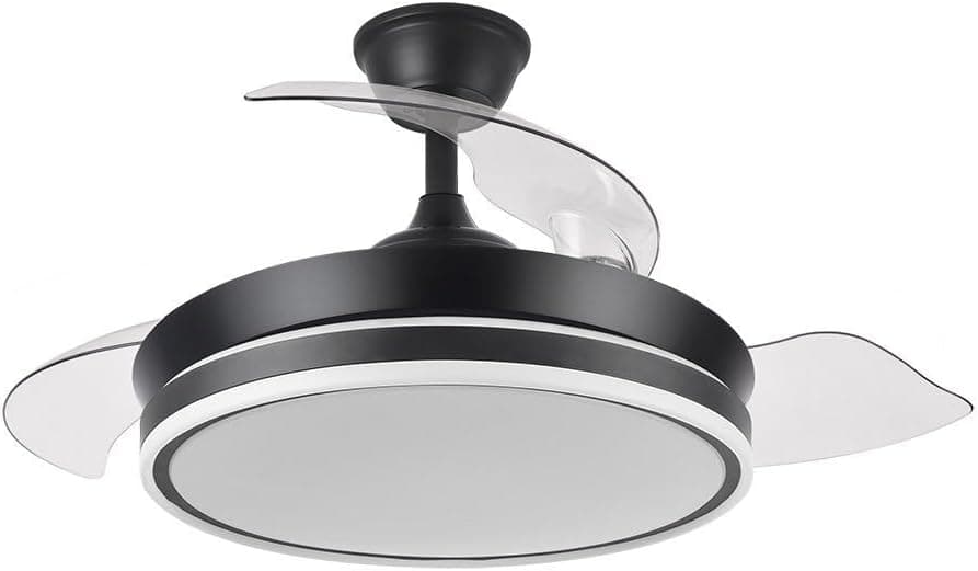 Ventilador de techo Fabrilamp FABRILAMP AKUNADECOR Ventilador Negro Modelo Bayomo S Led Y Motor Dc