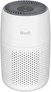 Ventilador de techo LEVOIT LEVOIT Purificador de Aire con Filtro HEPA para Alergias, Air Purifier con Aromaterapia, Purificador Aire Silencioso 25dB, Bajo Consumo de Energía de 7W, Core Mini