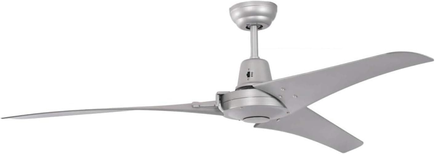 Ventilador de techo Pepeo Pepeo GmbH 13532011142_WS Ventilador de techo, 57 W, 240 V, Plata, 142 cm