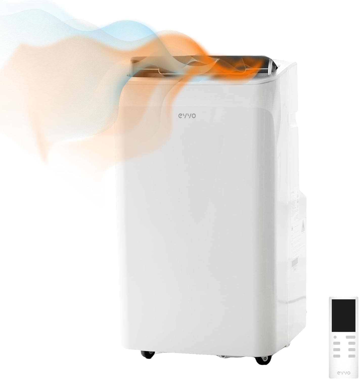 Ventilador de techo EVVO EVVO Aire Acondicionado Portatil Frío y Calor, Clase A, 12.000 BT…