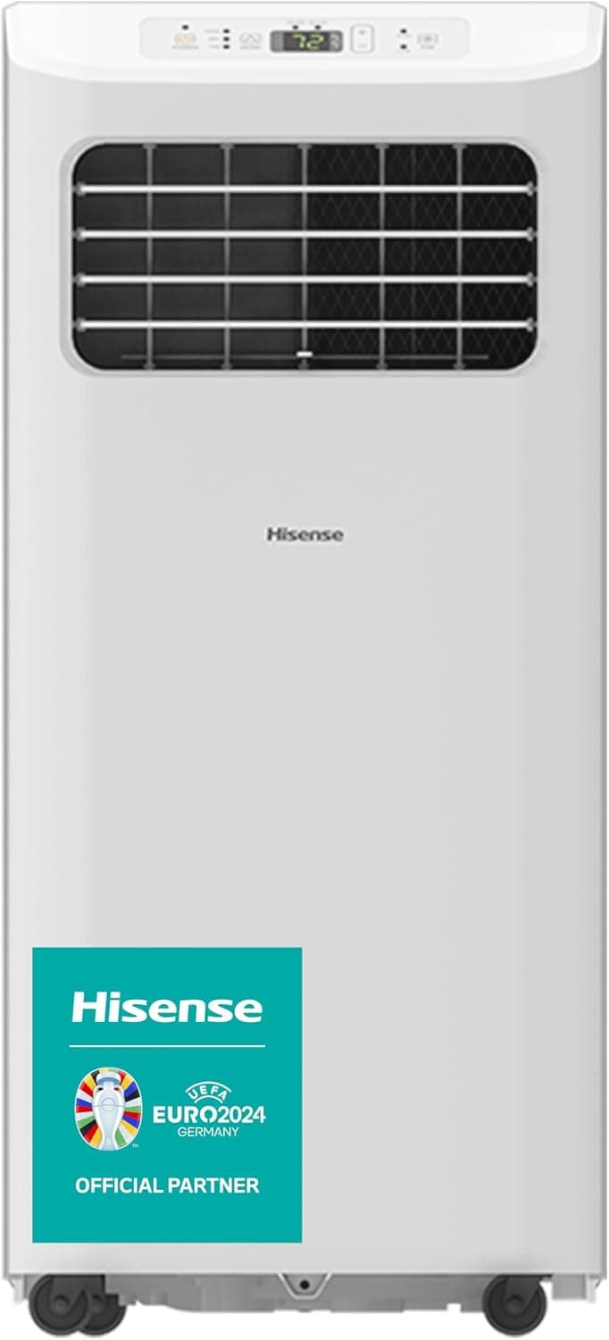 Ventilador de techo Hisense APC09KV- Aire Acondicionado Portátil Silencioso, ventilad…