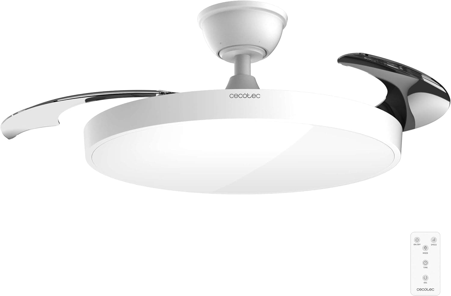 Cecotec EnergySilence Aero 300 Air Invisible Ventilador de Techo Retráctil