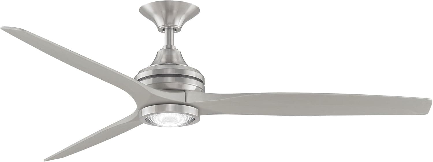 Ventilador de techo Fanimation Fanimation - Ventilador de techo para exterior, color gris mate, MA6721GR Spitfire