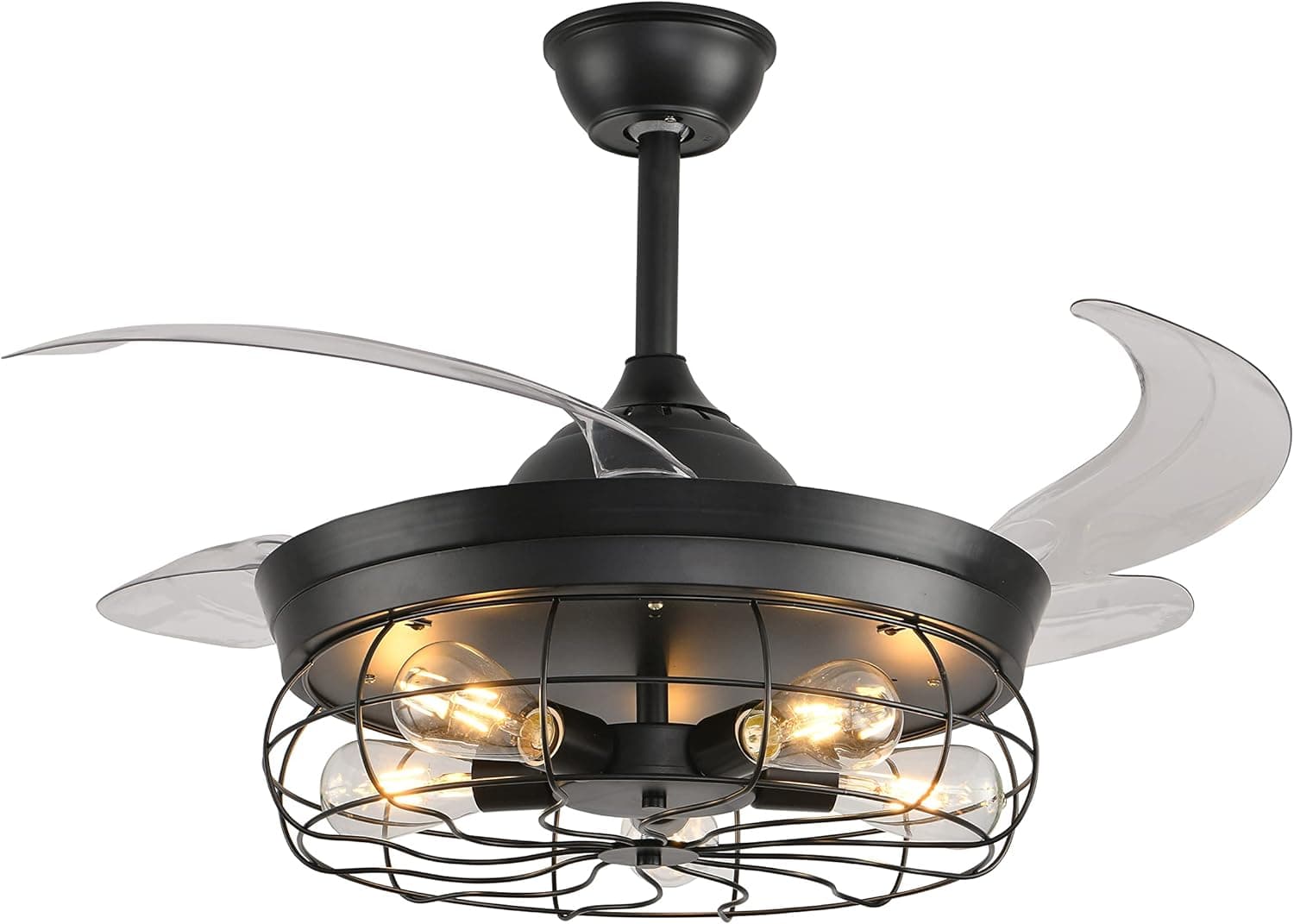 Ventilador de techo Bel Air Home BEL AIR HOME - Ventilador de Techo ANTICUARIO con Aspas de Madera y Luz