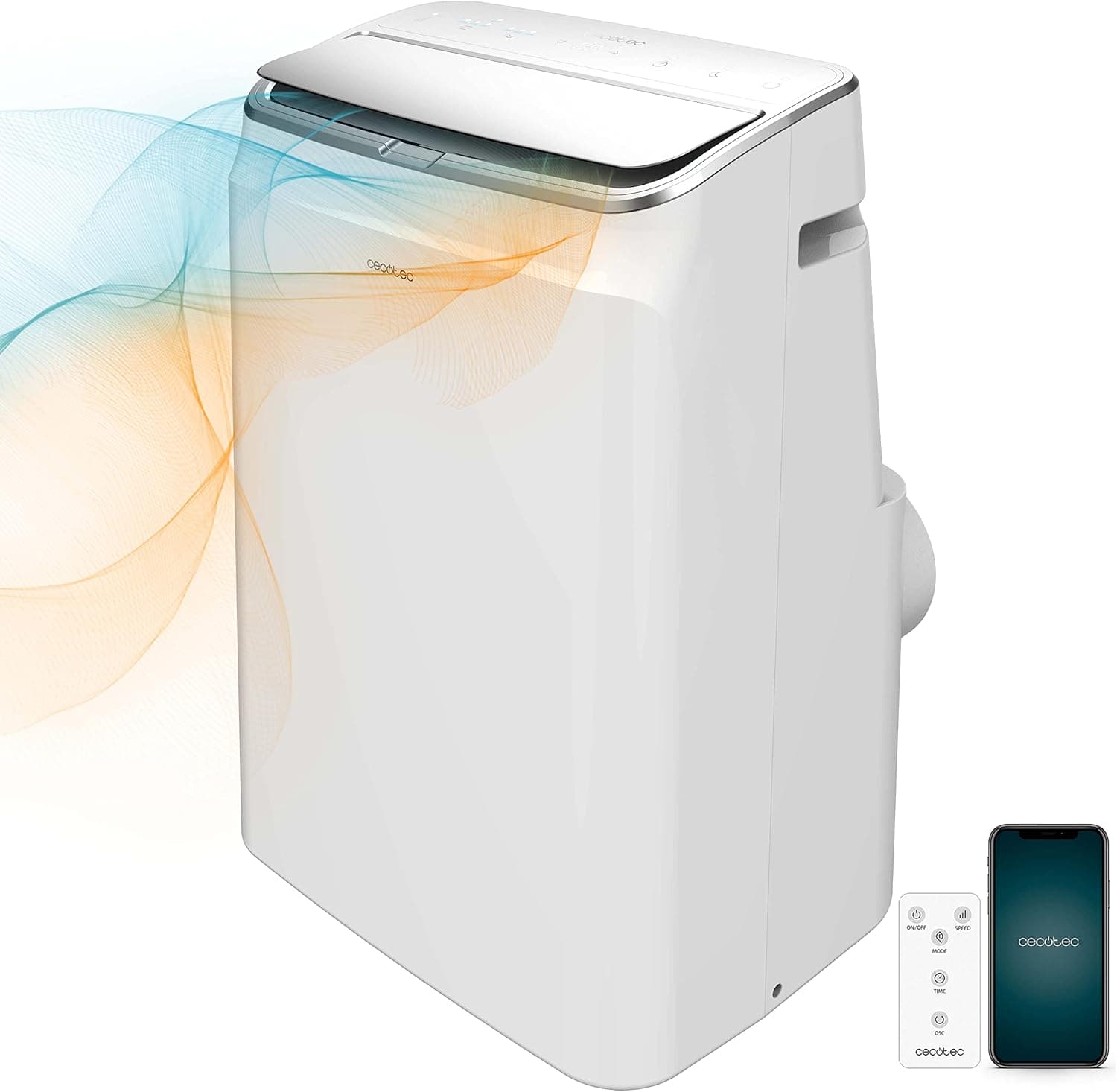 Ventilador de techo Cecotec Cecotec Aire Acondicionado Portátil con Mando a Distancia, Wifi y…